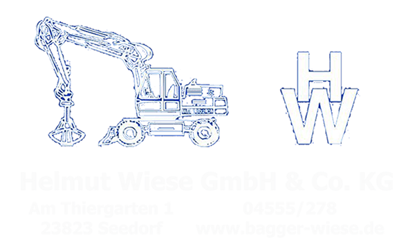 Bagger Wiese Kontakt-Banner